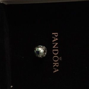 Pandora blue flower charm.
